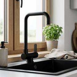 black-kitchen-faucet-modern-design